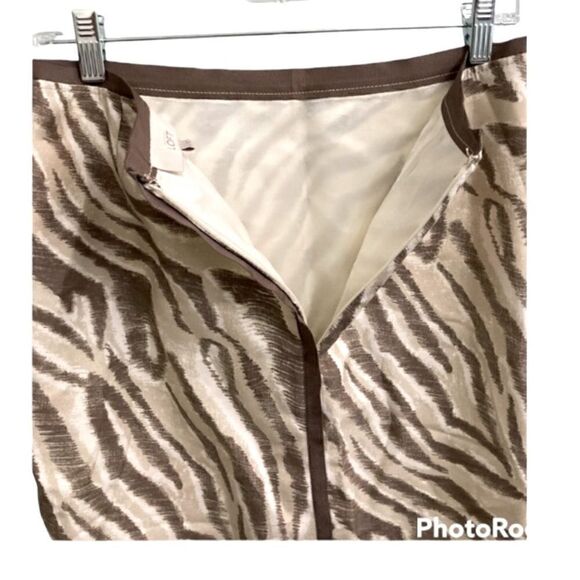 NWT LOFT Animal Print Skirt Size 6 - Picture 4 of 4